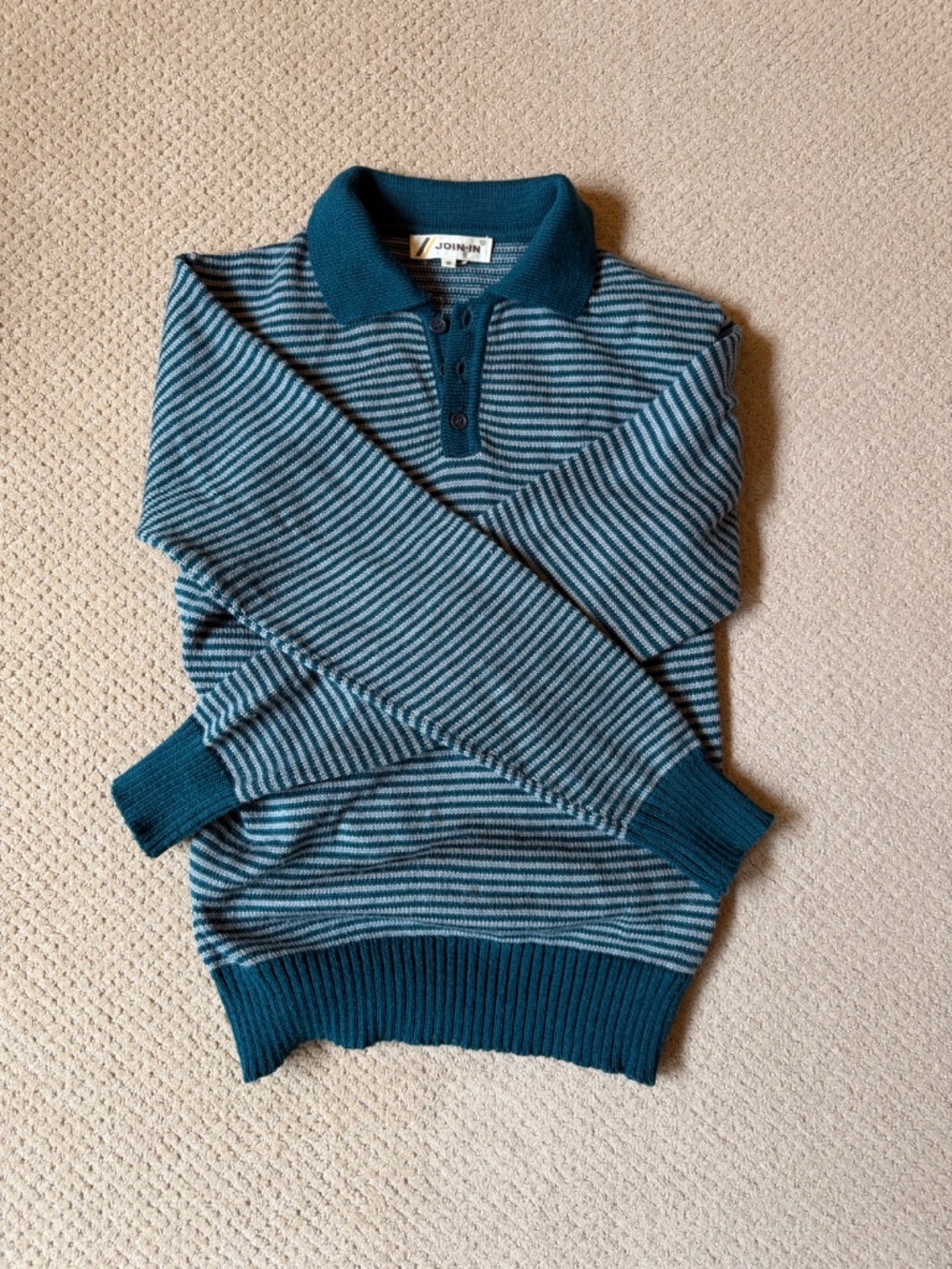 Join-In Stripped Collared Sweater - Picture 4 of 4